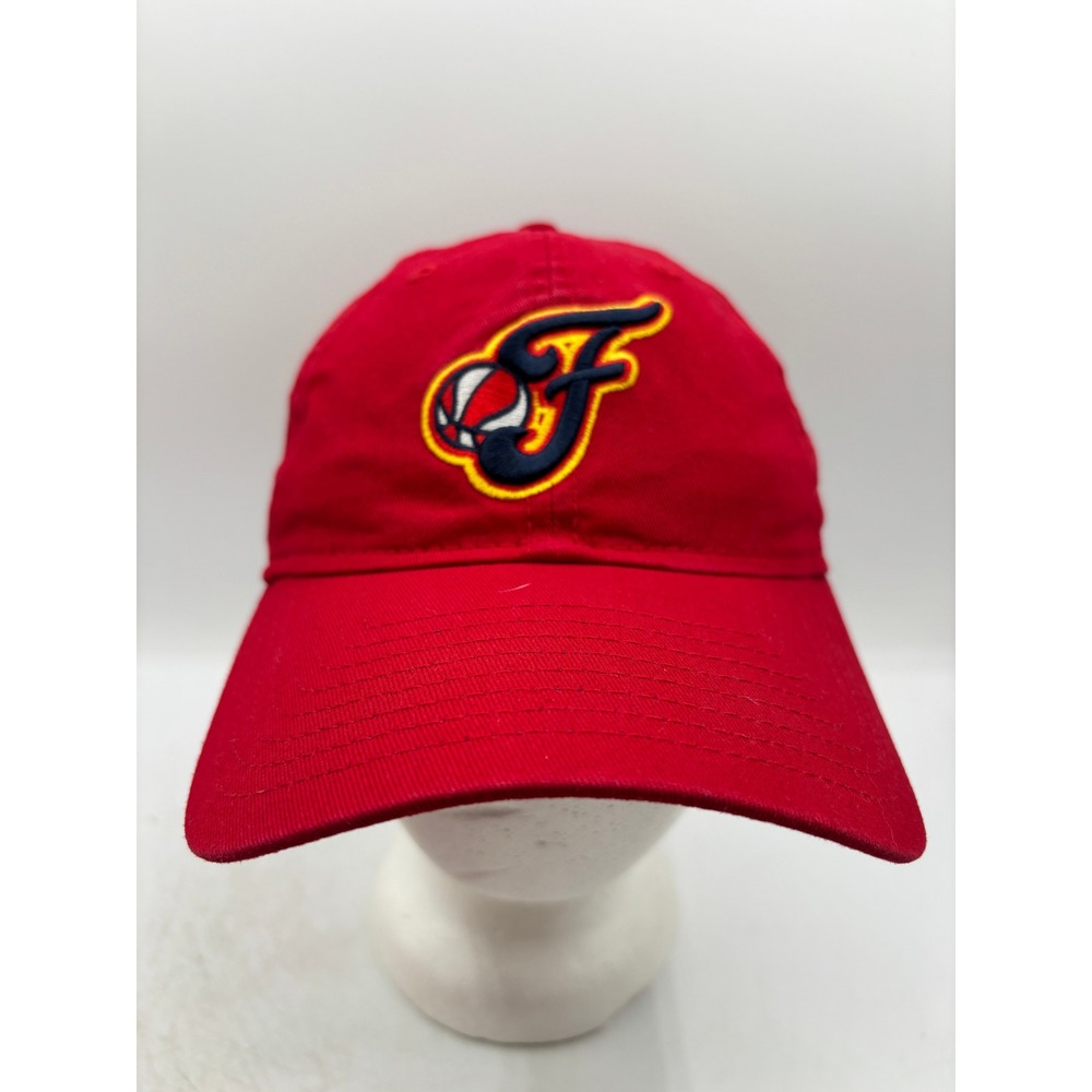 Indiana Fever WNBA New Era 9Twenty Embroidered F Logo Red Strapback Hat OSFM